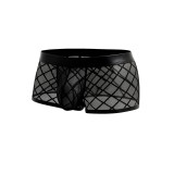 Schwarzer Trunk Shorts mit Netz RAV110 von Cut4Men | Fesselliebe.de