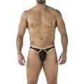Schwarz/goldner String mit Netz RAV111 von Cut4Men