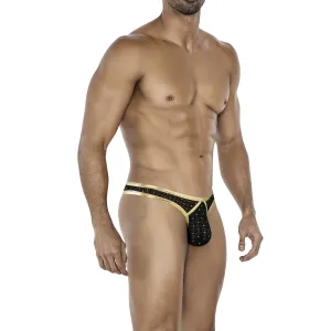 Schwarz/goldner String mit Netz RAV111 von Cut4Men