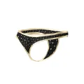 Schwarz/goldner String mit Netz RAV111 von Cut4Men