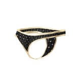 Schwarz/goldner String mit Netz RAV111 von Cut4Men | Fesselliebe.de