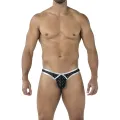Schwarz/silberner String mit Netz RAV112 von Cut4Men