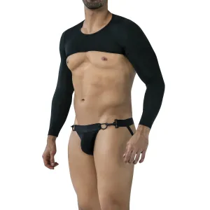 Schwarzes Jockstrap-Set RAV117 von Cut4Men