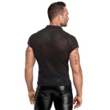 Feinnetz Polo-Shirt H082 von Noir Handmade Kink Royal Collection | Fesselliebe.de