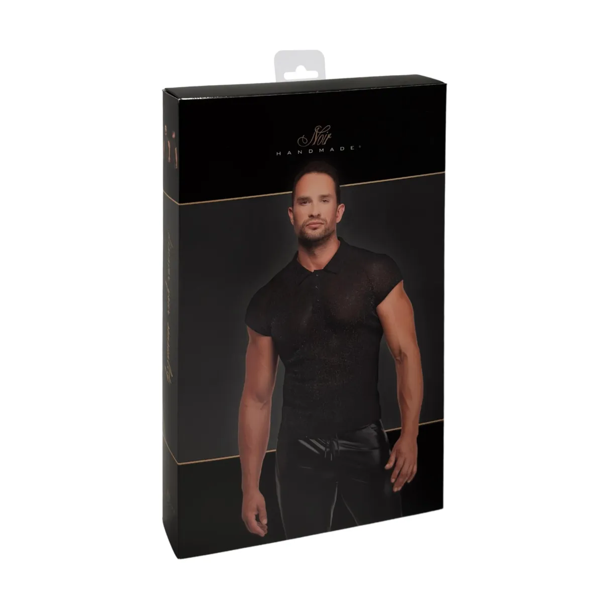 Feinnetz Polo-Shirt H082 von Noir Handmade Kink Royal Collection | Fesselliebe.de