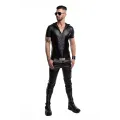 Herren Kapuzen T-Shirt RMEttore001 schwarz von Regnes Fetish Planet