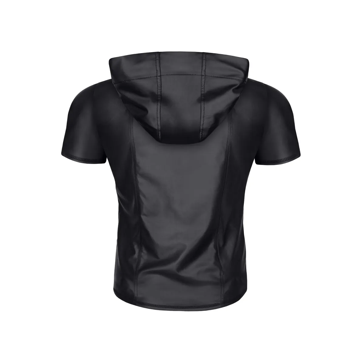 Herren Kapuzen T-Shirt RMEttore001 schwarz von Regnes Fetish Planet | Fesselliebe.de