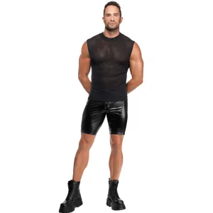 Feinnetz Tank Top H083 von Noir Handmade Kink Royal Collection