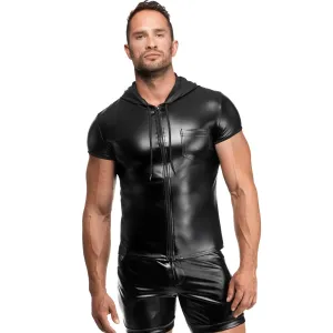 Herren Kapuzen Hemd H085 von Noir Handmade Kink Royal Collection | Fesselliebe.de