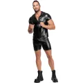 Herren Kapuzen Hemd H085 von Noir Handmade Kink Royal Collection