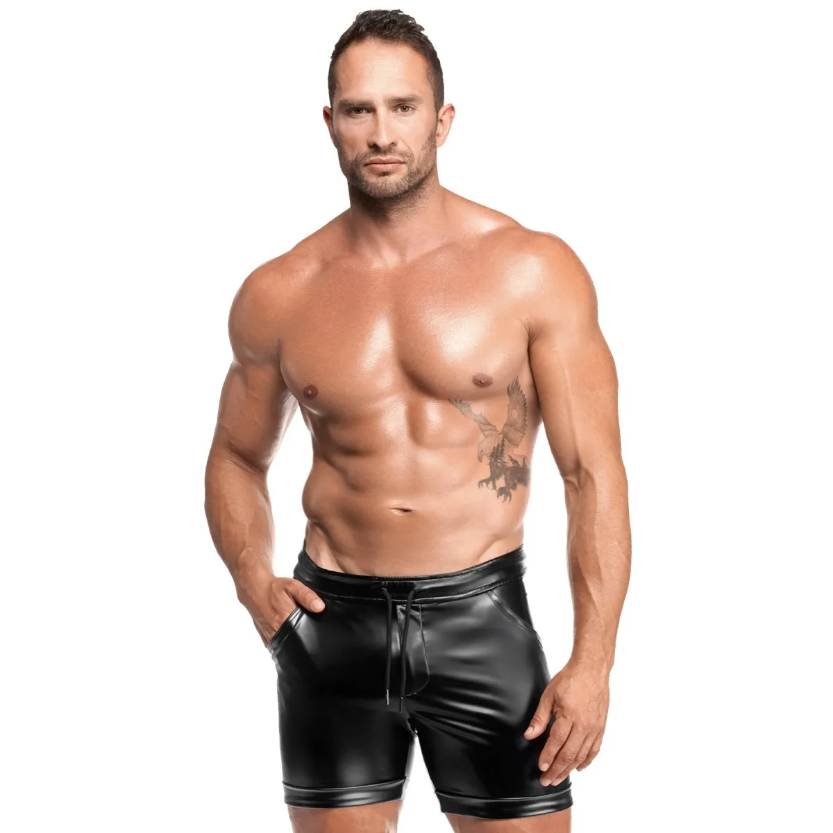 Schwarze Shorts Rogue H088 von Noir Handmade Kink Royal Collection | Fesselliebe.de