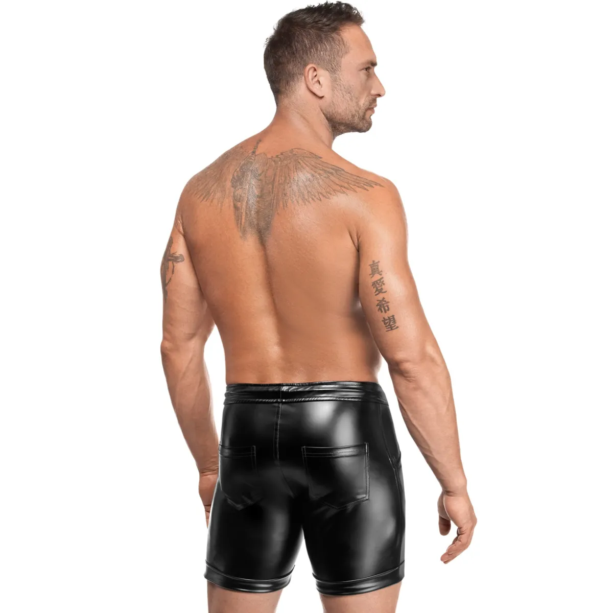 Schwarze Shorts Rogue H088 von Noir Handmade Kink Royal Collection | Fesselliebe.de
