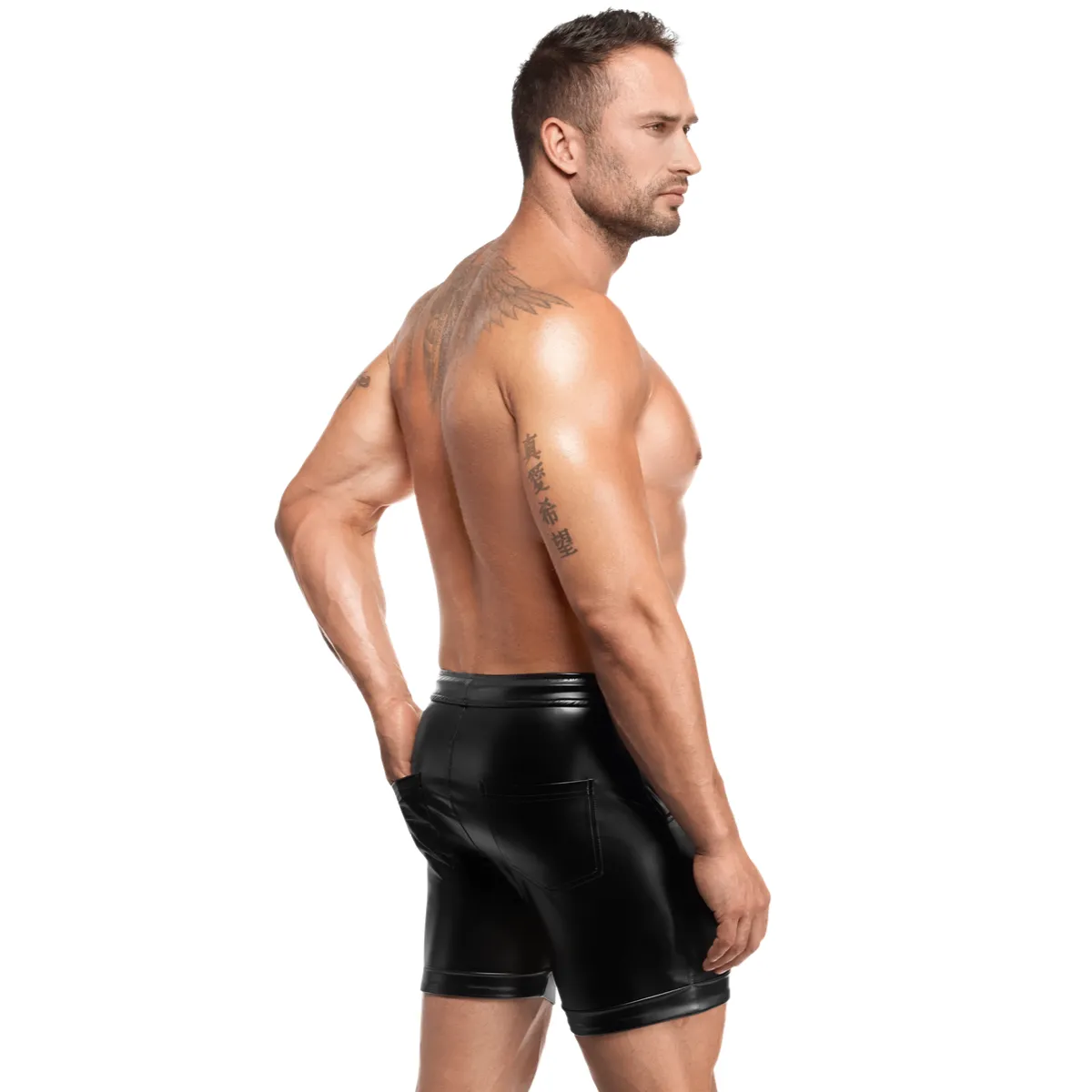 Schwarze Shorts Rogue H088 von Noir Handmade Kink Royal Collection | Fesselliebe.de
