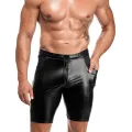 Schwarze Shorts Onyx Hybrid H089 von Noir Handmade Kink Royal Collection