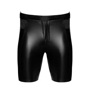 Schwarze Shorts Onyx Hybrid H089 von Noir Handmade Kink Royal Collection