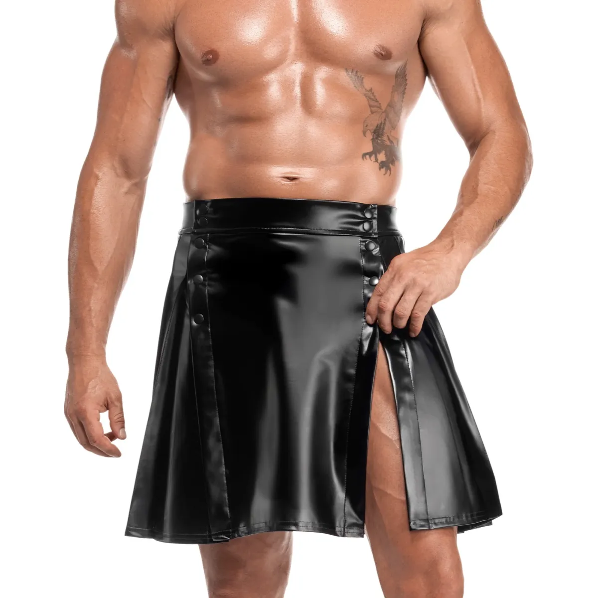 Schwarzer Herren Rock Valor H090 von Noir Handmade Kink Royal Collection | Fesselliebe.de