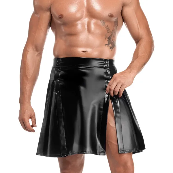 Schwarzer Herren Rock Valor H090 von Noir Handmade Kink Royal Collection | Fesselliebe.de