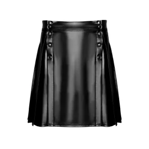 Schwarzer Herren Rock Valor H090 von Noir Handmade Kink Royal Collection