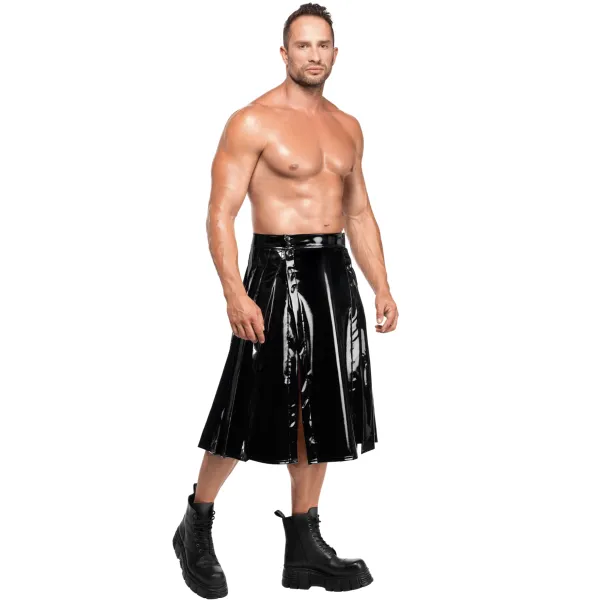 Langer Herren Lack Rock Empire H091 by Noir Handmade Kink Royal Collection | Fesselliebe.de