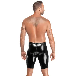 Schwarze Lack Shorts Voltage H094 von Noir Handmade Kink Royal Collection