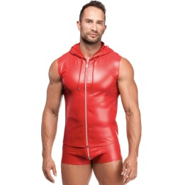 Herren Kapuzen Weste H096 von Noir Handmade Kink Royal Collection | Fesselliebe.de