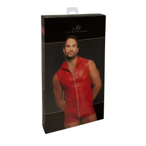 Herren Kapuzen Weste H096 von Noir Handmade Kink Royal Collection