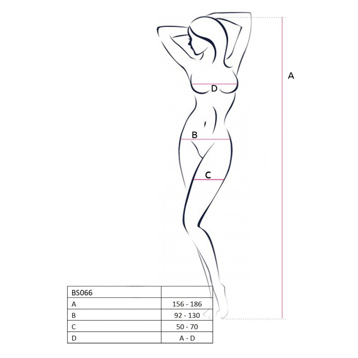 Roter ouvert Bodystocking BS124 von Passion | Fesselliebe.de