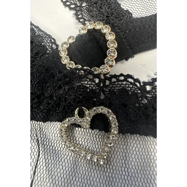 Schwarzes Set PA597540 von Passion | Fesselliebe.de