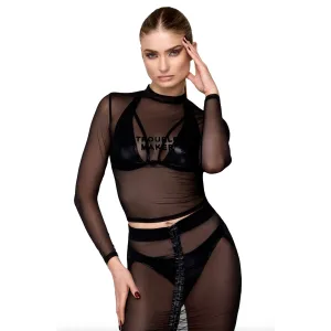 F389 Troublemaker Top von Noir Handmade