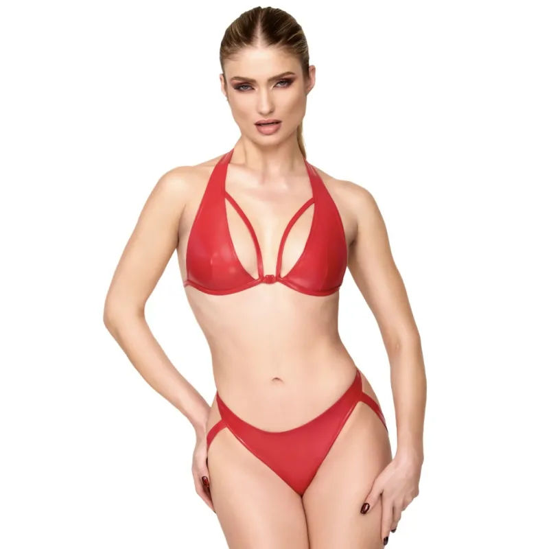 F392 Troublemaker Bralette rot von Noir Handmade | Fesselliebe.de