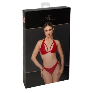 F392 Troublemaker Bralette rot von Noir Handmade