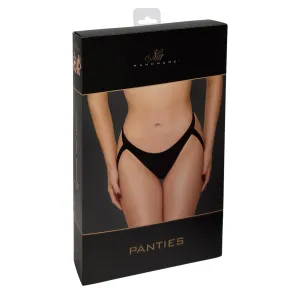 F393 Troublemaker Strappy Panties schwarz von Noir Handmade