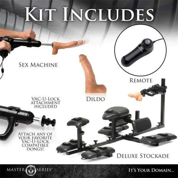 Subversion Deluxe Stockade mit Sexmaschine von Master Series | Fesselliebe.de