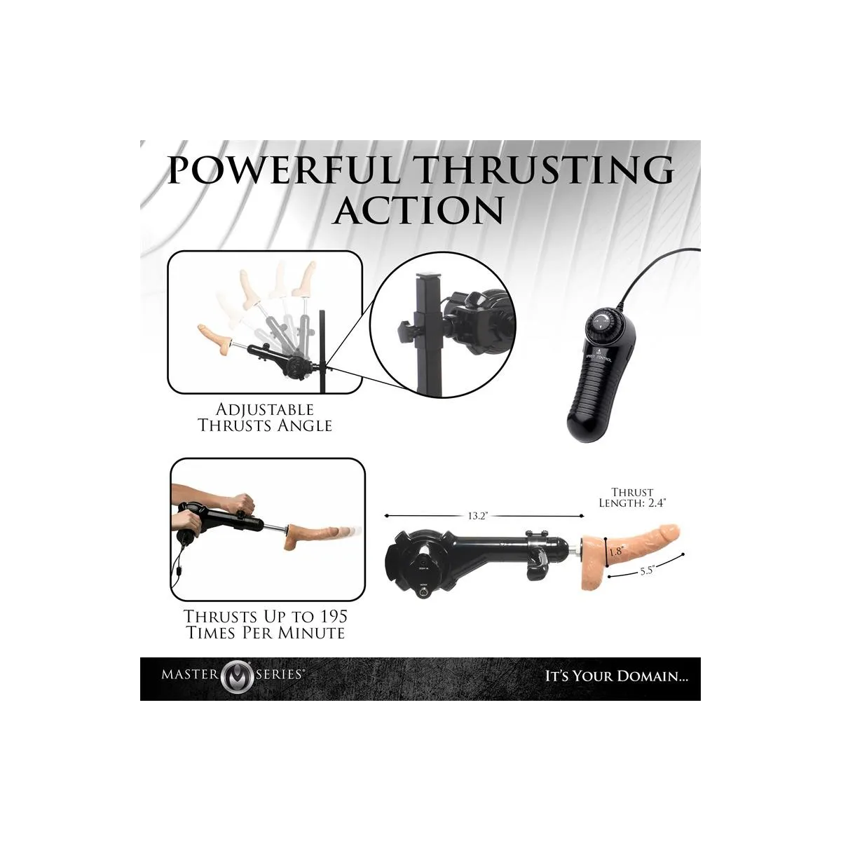 Subversion Deluxe Stockade mit Sexmaschine von Master Series | Fesselliebe.de