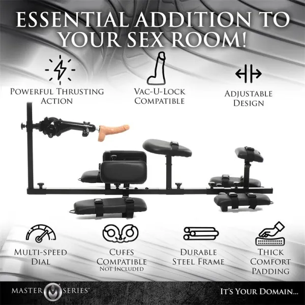 Subversion Deluxe Stockade mit Sexmaschine von Master Series | Fesselliebe.de