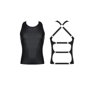 ♥ T-Shirt CRD006 schwarz von Regnes Fetish Planet Crossdresser Fetish Line ♥