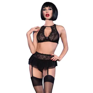 Spitzen-Set Cr4466 Schwarz von Chilirose