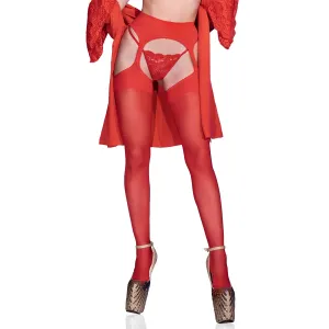 Garter Stockings Cr4312 Rot von Chilirose