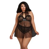Babydoll Dr11796 Schwarz von Dreamgirl | Fesselliebe.de
