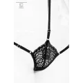 String mit Choker Cr4385 Schwarz von Chilirose