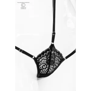 String mit Choker Cr4385 Schwarz von Chilirose