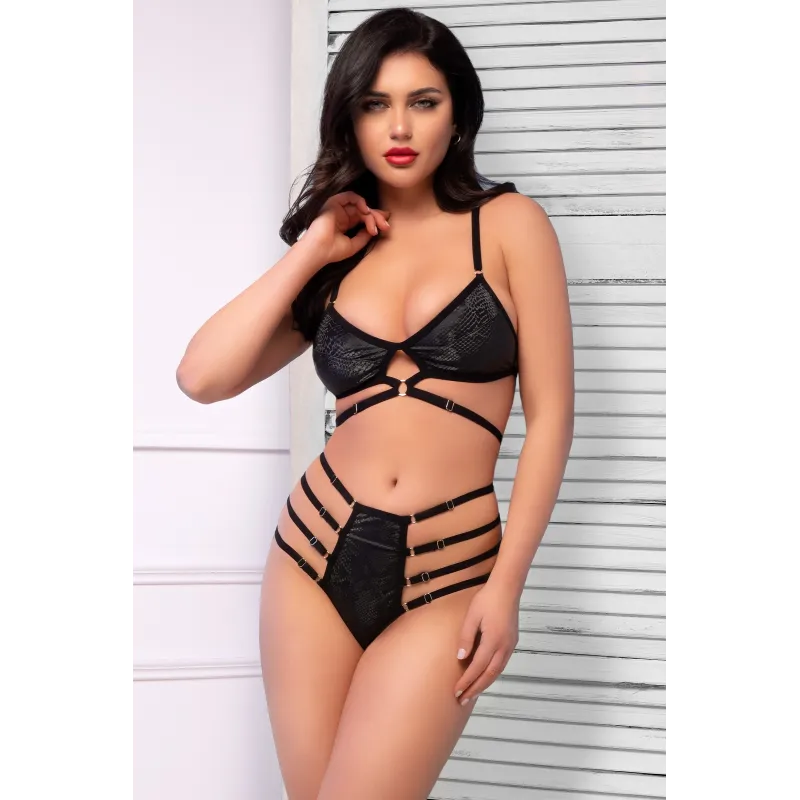 Snake-Set Cr4637 Schwarz von Chilirose | Fesselliebe.de