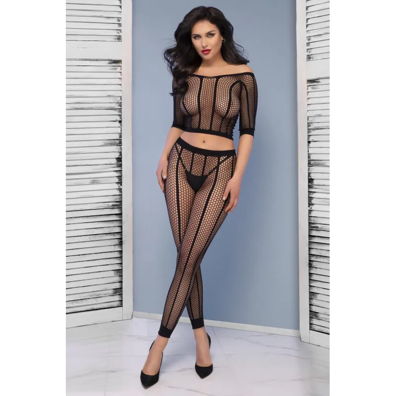 Top + Leggings Cr4647 Schwarz von Chilirose | Fesselliebe.de