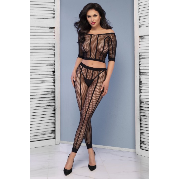 Top + Leggings Cr4647 Schwarz von Chilirose | Fesselliebe.de