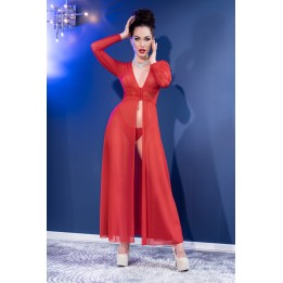 Langes Kleid Cr4421 Rot von Chilirose | Fesselliebe.de