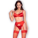 Satin-Set Cr4670 Rot von Chilirose | Fesselliebe.de