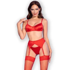 Satin-Set Cr4670 Rot von Chilirose
