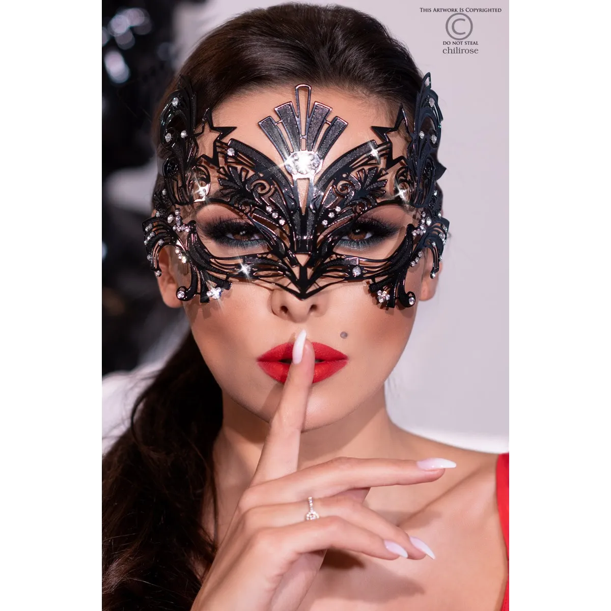 Mysterious Chili Mask Cr4325 von Chilirose | Fesselliebe.de