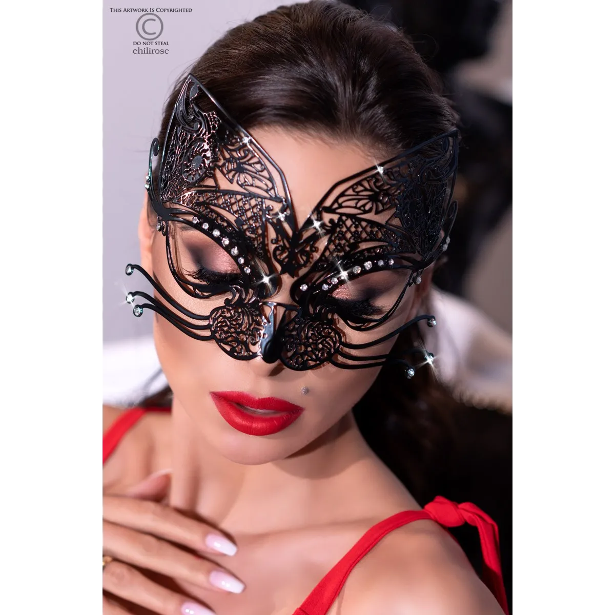 Mysterious Chili Mask Cr4326 von Chilirose | Fesselliebe.de