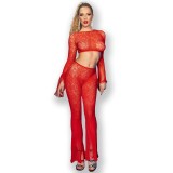 Top + Hose Cr4648 Rot von Chilirose | Fesselliebe.de
